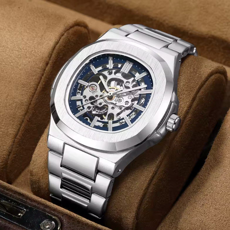 Skeleton Automatic Sapphire Steel
